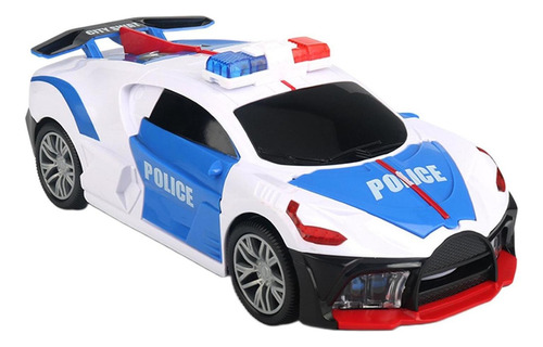 Coche De Policía Eléctrico Con Luz Led Y Puertas Que Se 1