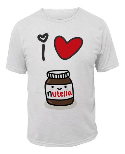 Camiseta I Love Nutella Tumblr Camisa Blusa
