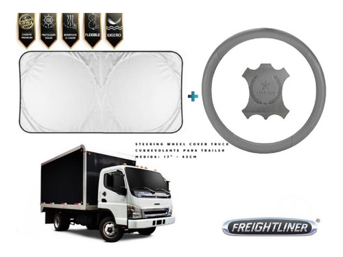 Volante Trailer Gris + Cubresol   Freightliner 360 2528 2017