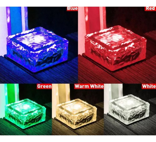 Lámpara De Ladrillo Enterrada Bajo Tierra, Luz Solar Led, Im