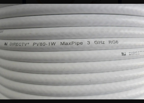 Cable Coaxial Rg-6 3ghz (10 Metros)