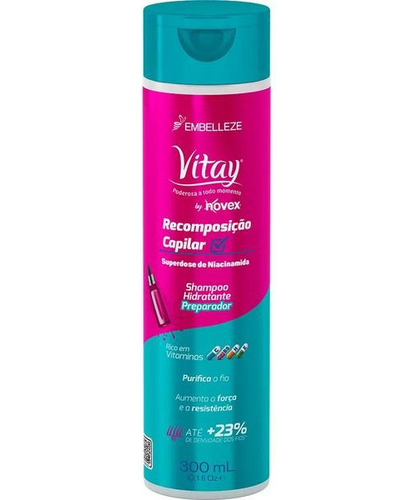 Shampoo Novex Reconposicion Capilar De Niacinamida 300ml