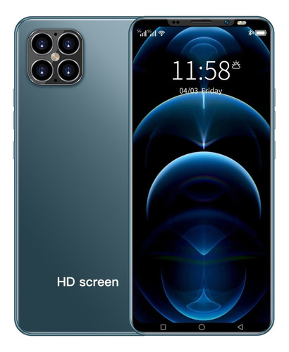Celular Android Ip12 Pro 3g Azul Oscuro De 4.7 En Ram 512mb