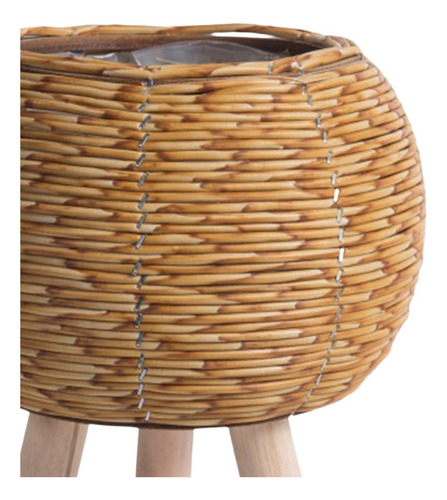 Cesta Tejida For Planta Con Patas Maceta Patas De Pie De