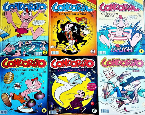 Pack Historietas Colección De Condorito Años 2003/04/05