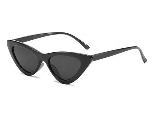 Óculos Gatinho Blogueira Preto Com Proteção Uv 400 Vintage