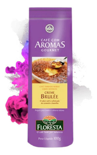 Cafe Trufado De Creme Brulee - Floresta Em Pó ( 100g )