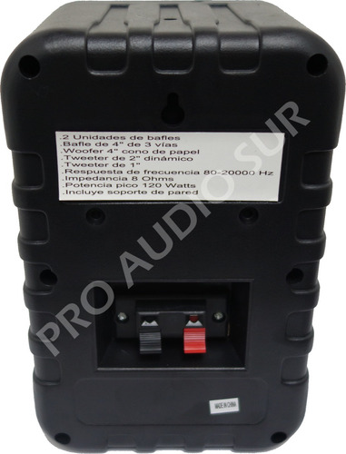 Bafle Moon M4pl Par Musica Funcional 120w Pared Techo 3vias