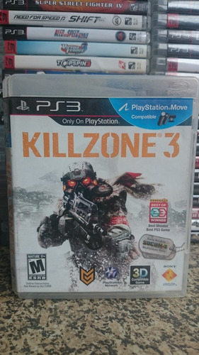 Killzone 3 Ps3 Midia Fisica Frete R$10 (Usado)