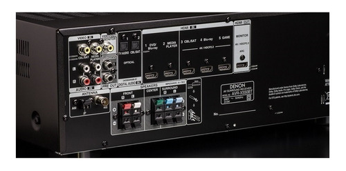 Receiver Receptor Bluetooth Denon Avr-x550bt Hdmi 4k 130wx2