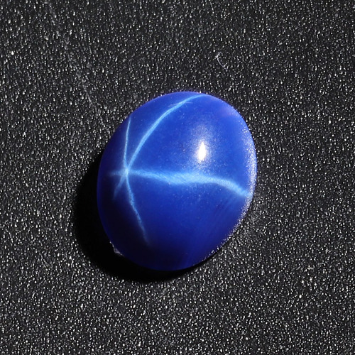 Soberba Sharp 6 Rays Estrela Royal Blue Safira Cabochão Oval
