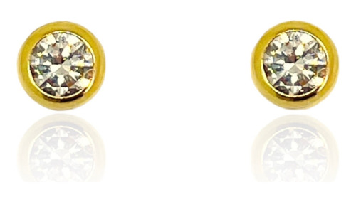 Aros Abridores Donut Oro Amarillo 18 K