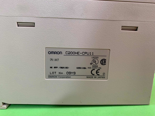 Omron Cpu Sysmac C200he Cpu11 C200he-cpu11