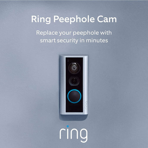 Peephole Cam - Timbre Inteligente Con Video Hd, Comunicac