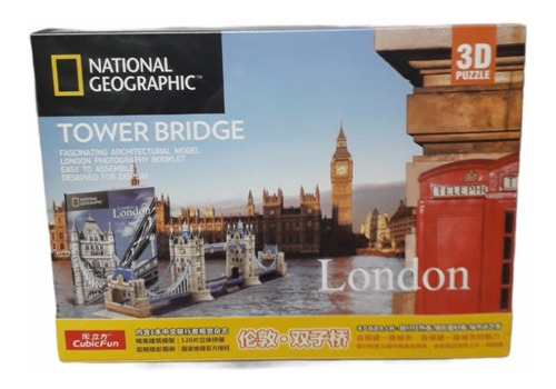 Imagen 1 de 3 de Rompecabezas Maqueta Tower Bridge Puente De Torre Londres