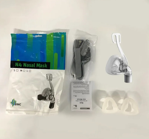 Mascarilla Nasal Bmc Máscara Cpap + Manguera 1,8 Mts