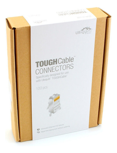 Conector Tc-con Ubiquiti 100 Pza Rj45 Blindado Descargas 