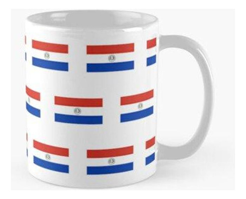 Taza Bandera De Paraguay, Versión Patrón Calidad Premium