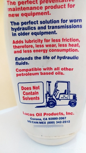 Lucas Aceite Hid. 10019 Booster & Stop Leak 32 On. 946 Ml