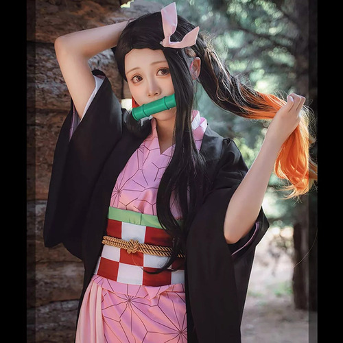 Traje De Disfraz De Kamado Nezuko De Demon Slayer P/cosplay