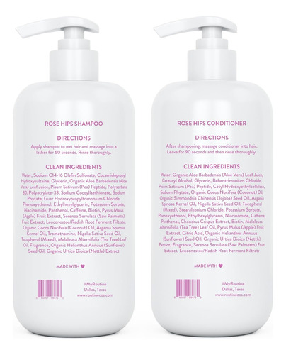 Conjunto De Shampoo E Condicionador De Bem-estar De Rotina P