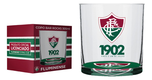 Copo Allmix Times De Futebol Jogo Do Copos Fluminense De 305ml Cor Fluminensepor Unidad