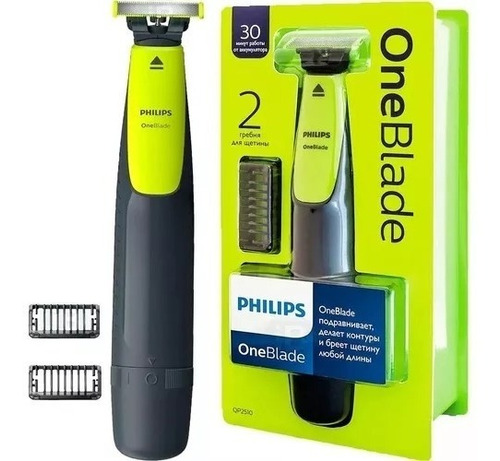 Imagem 1 de 9 de Barbeador Aparador Oneblade Philips 2 Qp2510/10 Original