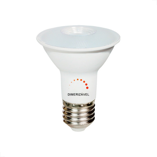 Lâmpada Led Par 20 8w 2700k Branco Quente Dimerizavel E27