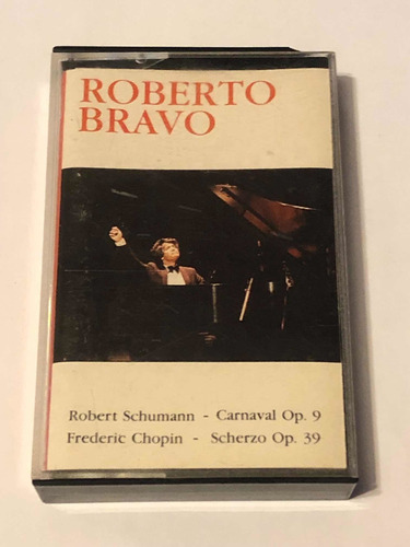 Cassette Roberto Bravo / Schumann - Chopin ( Vivo En Usa)