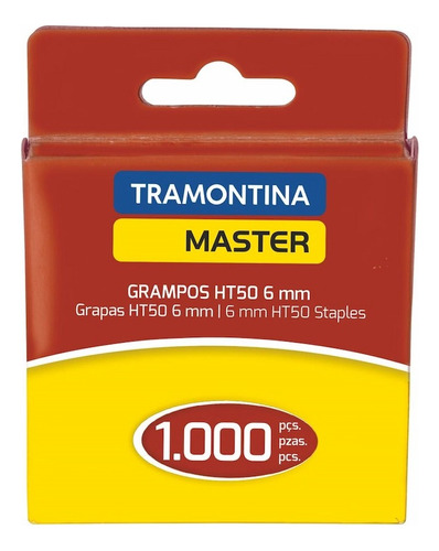 Grampas Tramontina Ht50 6mm Acero Tapicería, Cielo Raso, Etc