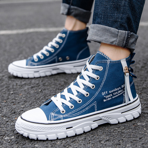 Zapatos De Lona, Zapatillas Casuales Modernas, Versátiles, P