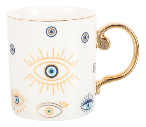 Nolitoy Taza De Cafe De Ceramica Con Patron De Mal De Ojo Co