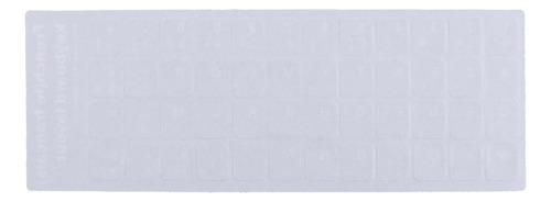 . 2x Russo Laranja Letras Teclado Pele Adesivo Protetor Para