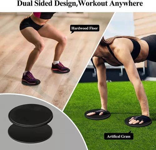 Discos Deslizantes Core Sliders Amerigo Fitness Ejercicios