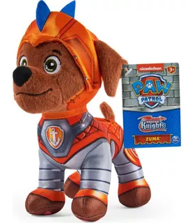 Paw Patrol Rescue Knights Peluche Zuma De 20 Cm