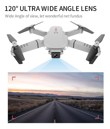 2 X 4 Piezas Hélice Cuchillas Para E88 Pro Mini Drone