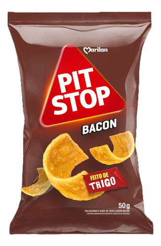 Salgadinho De Bacon Snack Pit Stop Marilan 50g