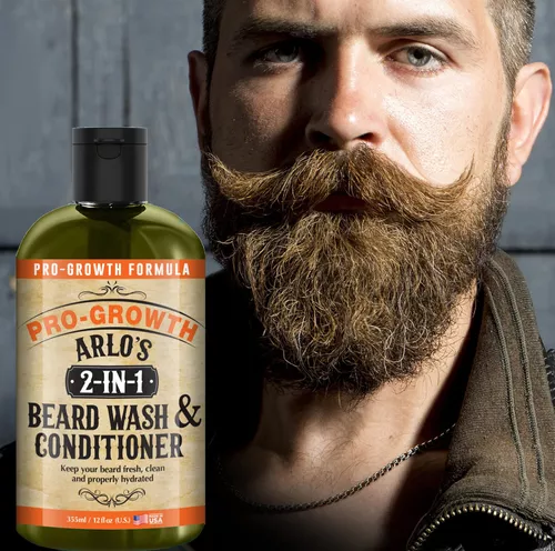 Arlo's Pro-Growth - Aceite para cabello y barba, 8 onzas, aceite para el  cabello, aceite de bigote y crecimiento de aceite para barba