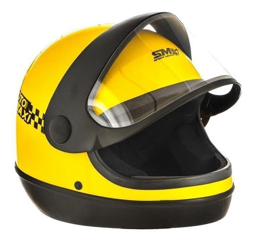 Capacete para moto  integral Pro Tork Sport Moto  Moto Táxi  amarelo moto táxi tamanho 56 