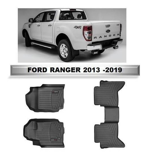 Alfombra Weathertech Bandeja Ford Ranger 2012-2019