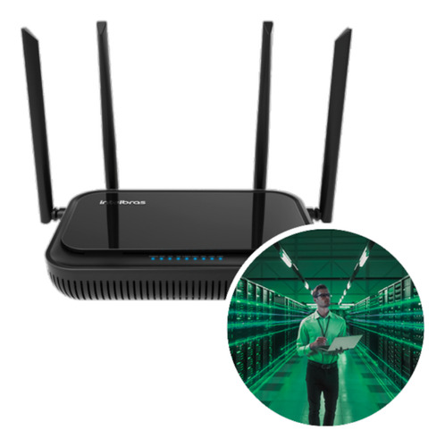 Roteador Gpon Lan 2p Wi-fi Ac Wifiber 120 Ac Intelbras