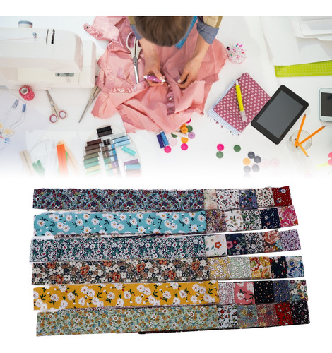Tela Jelly Roll, 36 Piezas, Colores Brillantes, Amplia Aplic