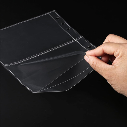 30hojas De Protectoras Fotográficas 3.5x5 Para Carpetas A5