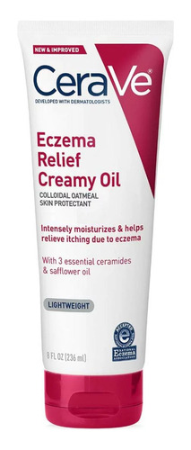 Cerave Aceite Cremosos Eczema 237ml Sin Fragancia Original Neutra