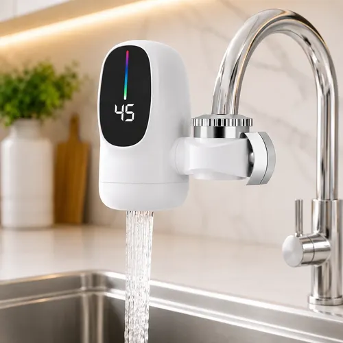 Aquecedor De Água Para Torneira Elétrico Quente Frio Cozinha | Frete grátis