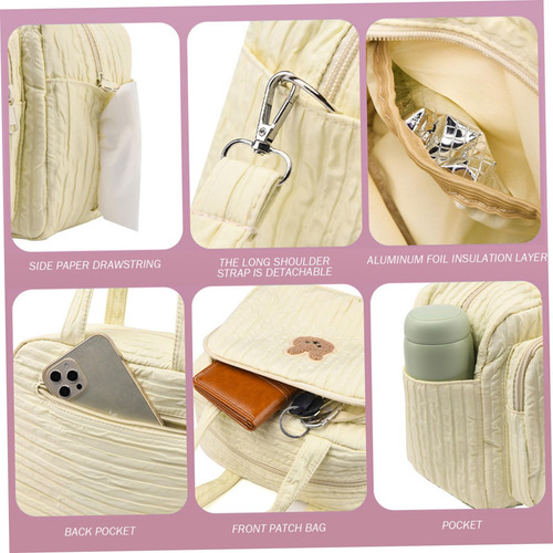Bolso De Pañales Bolso Con Correa Y Mango Ajustable