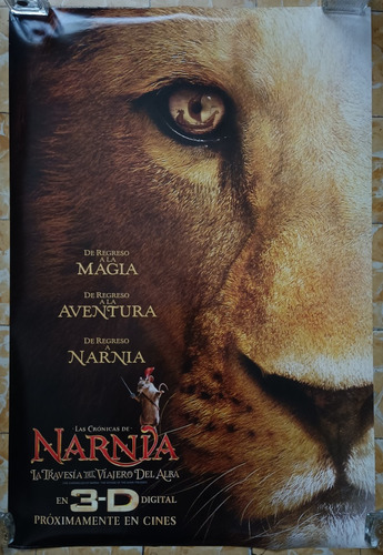 Póster Original Cine Las Crónicas De Narnia 