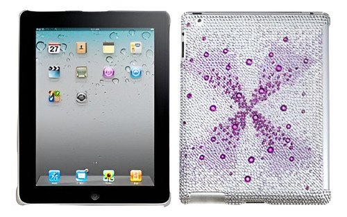 Duro De Bling Complemento Funda Para iPad 2 3 4 Con Retina P