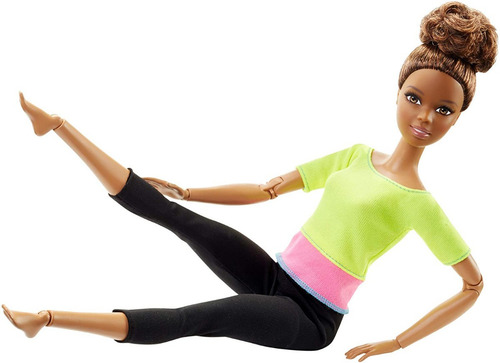 Muñeca Barbie Barbie, Hecha Para Moverse ., Tope Amarillo