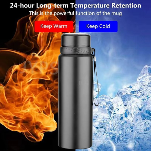 Botella De Agua Thermos De Acero Inoxidable Para Vehículos D